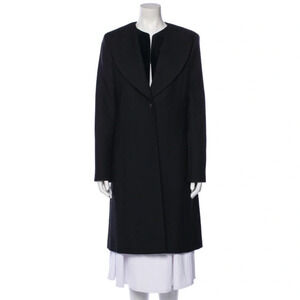 Balenciaga Virgin Wool Black Coat